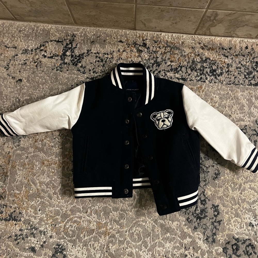 Janie and Jack varsity jacket ….too cute
